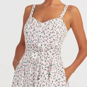 Classic cotton western style Rachel Rachel Roy Clara rose bud summer dress